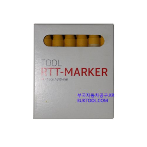 팁탑 타이어분필 / 타이어마커 / 타이어크레용 노랑색 RTT-MARKER 1통=12개